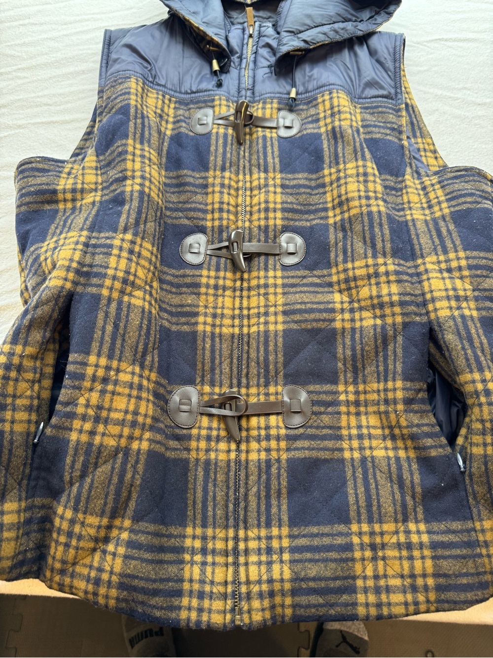 Pendleton Navy Quilted Jacket Interior Label - Picture 6 of 12